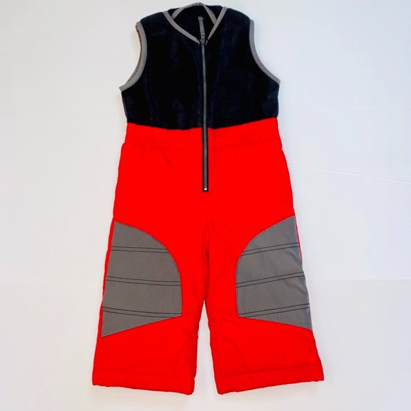 Columbia Red Bib Snow Pants Size 2T - Picture 1 of 4